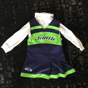 Toddler Seahawks Cheer Costume